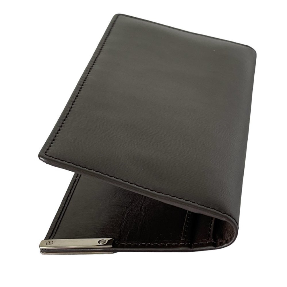 Tod's Italy Brown Barretta MET Leather‎ Vertical Wallet, XAMBRRB7449PULS81 - Picture 9 of 11